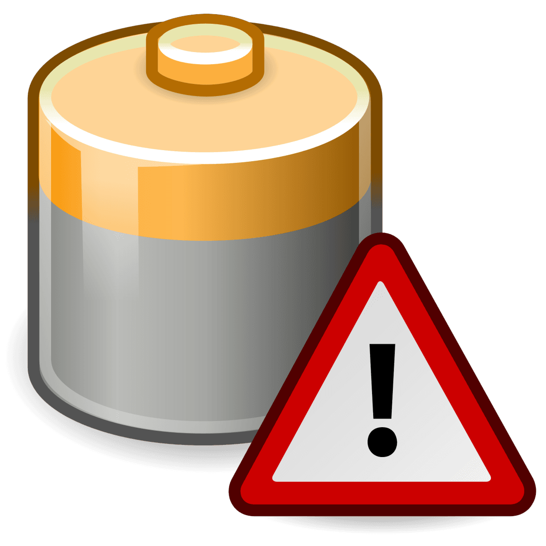 Battery Warning Graphic